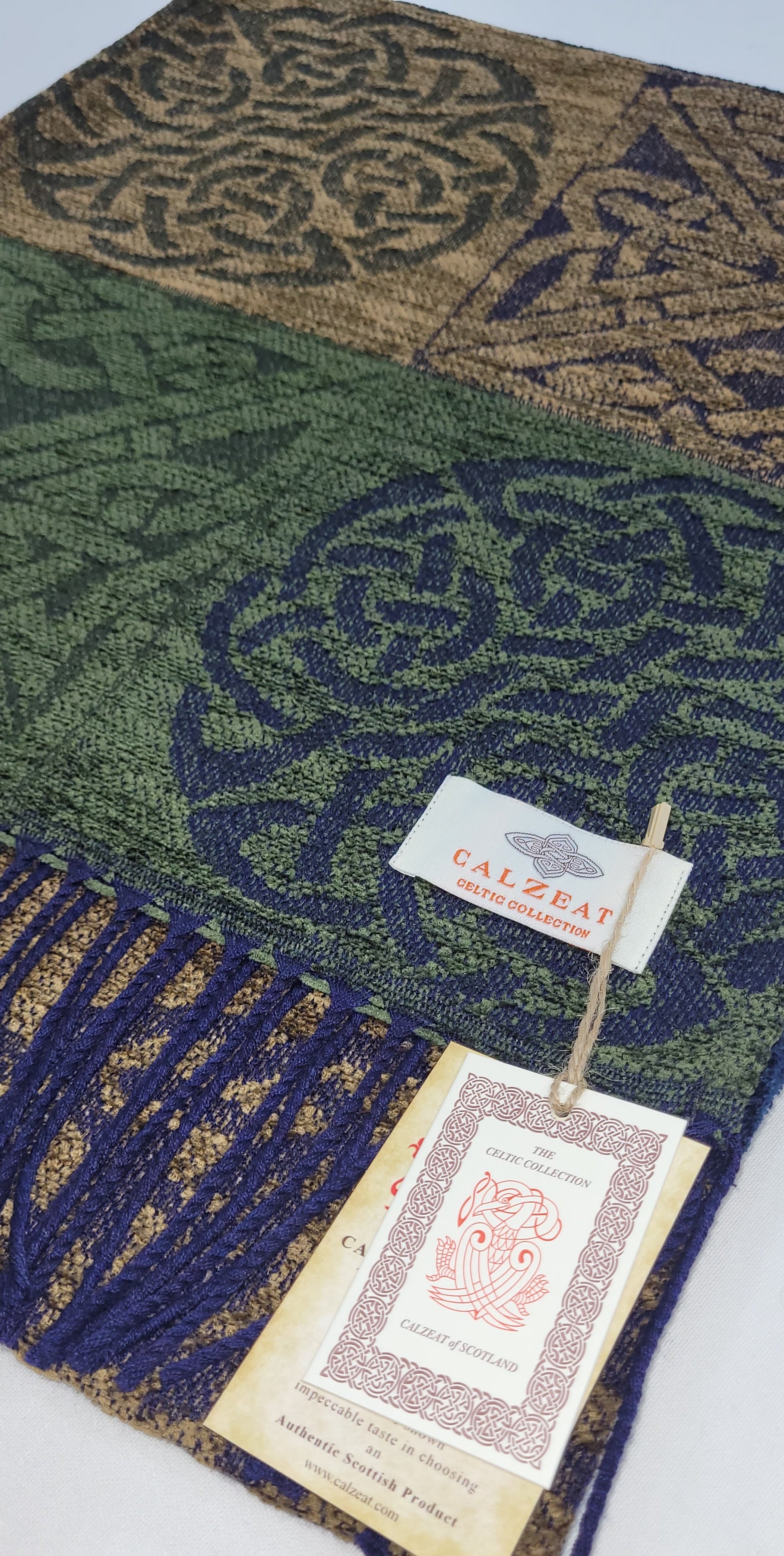 Celtic Knot Clansman Jacquard Scarf– Calzeat